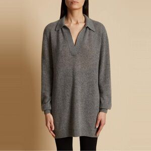 Khaite The Oversized Jo Sweater - Smoke